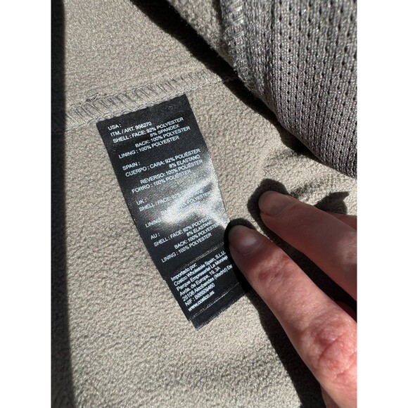 Kirkland Signature Men's Softshell Water Resistance Jacket Gray size 2xl xxl 2x - Picture 6 of 7